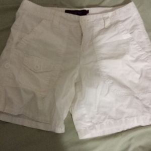 Calvin Klein Jean, white cargo shorts